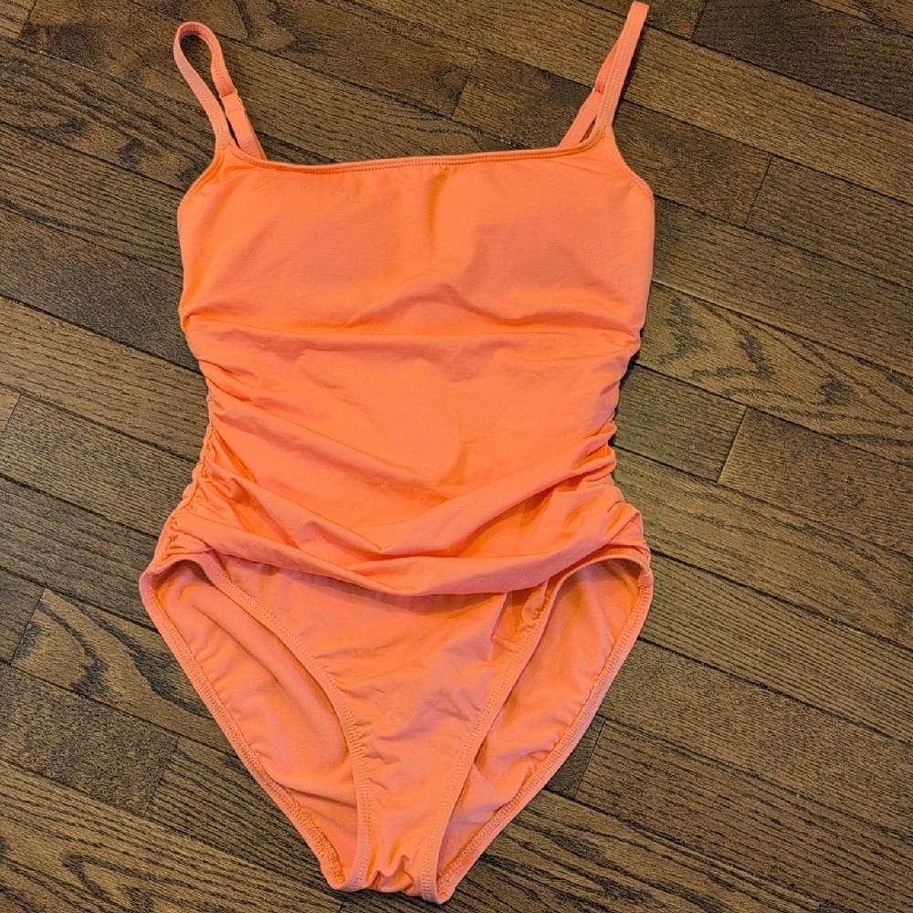 La Blanca Orange One-Piece Swimsuit
